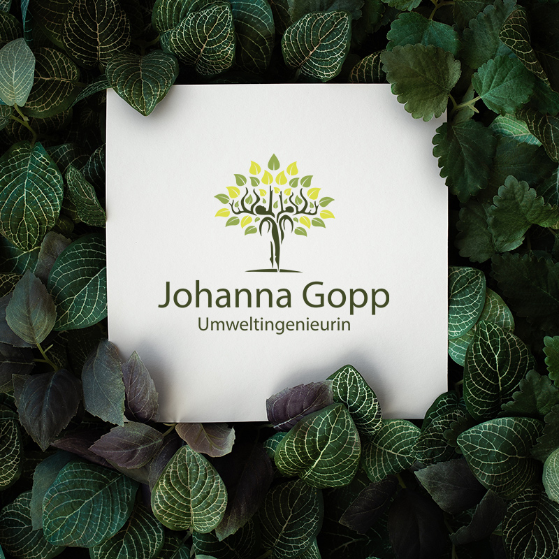 Entwicklung eines Logos und Corporate Designs für die Umweltingenieurin Johanna Gopp