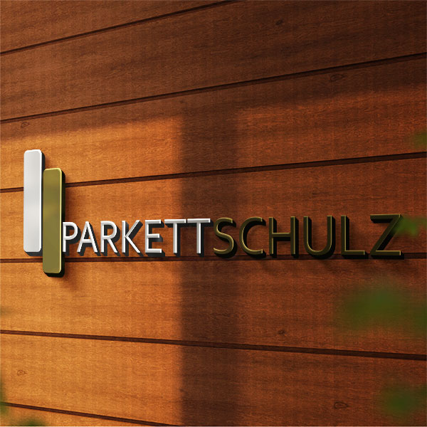 Entwicklung eines Corporates Designs und Logos für Parkkett Schulz