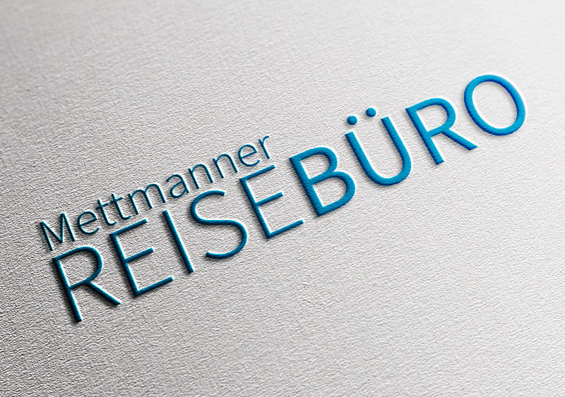 Logoentwicklung für die Mettmanner ReiseBüro GmbH
