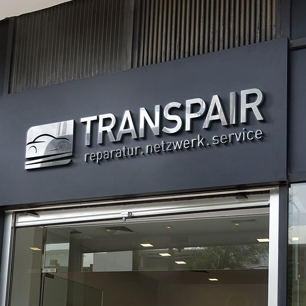 Logoentwicklung und Corporate Design für die Transpair GmbH in Viersen
